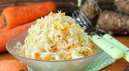 Salata făcută din anghinare de usturoi și Ierusalim