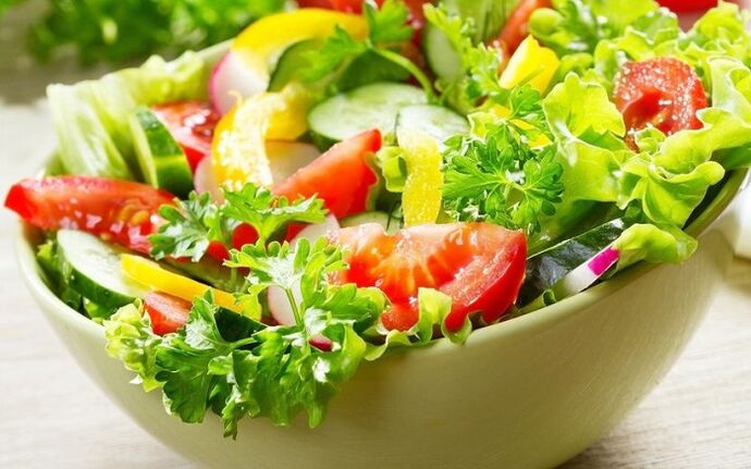 salata de legume pentru slabit